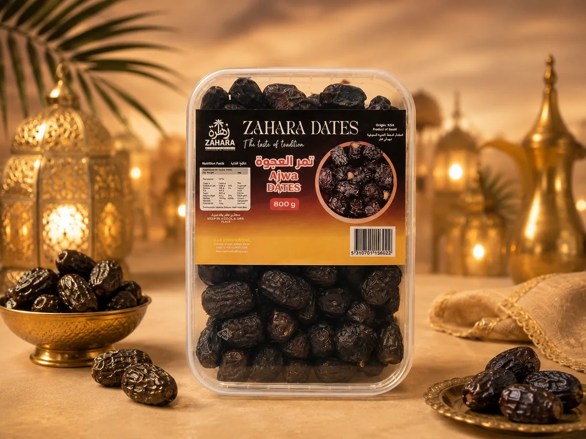Zahara Ajwa Dates — Retail tray