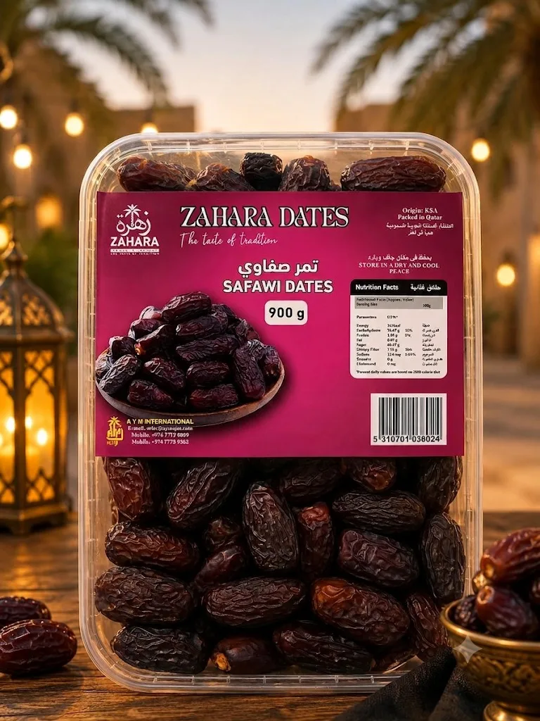 Zahara Safawi Dates — 900 g retail pack